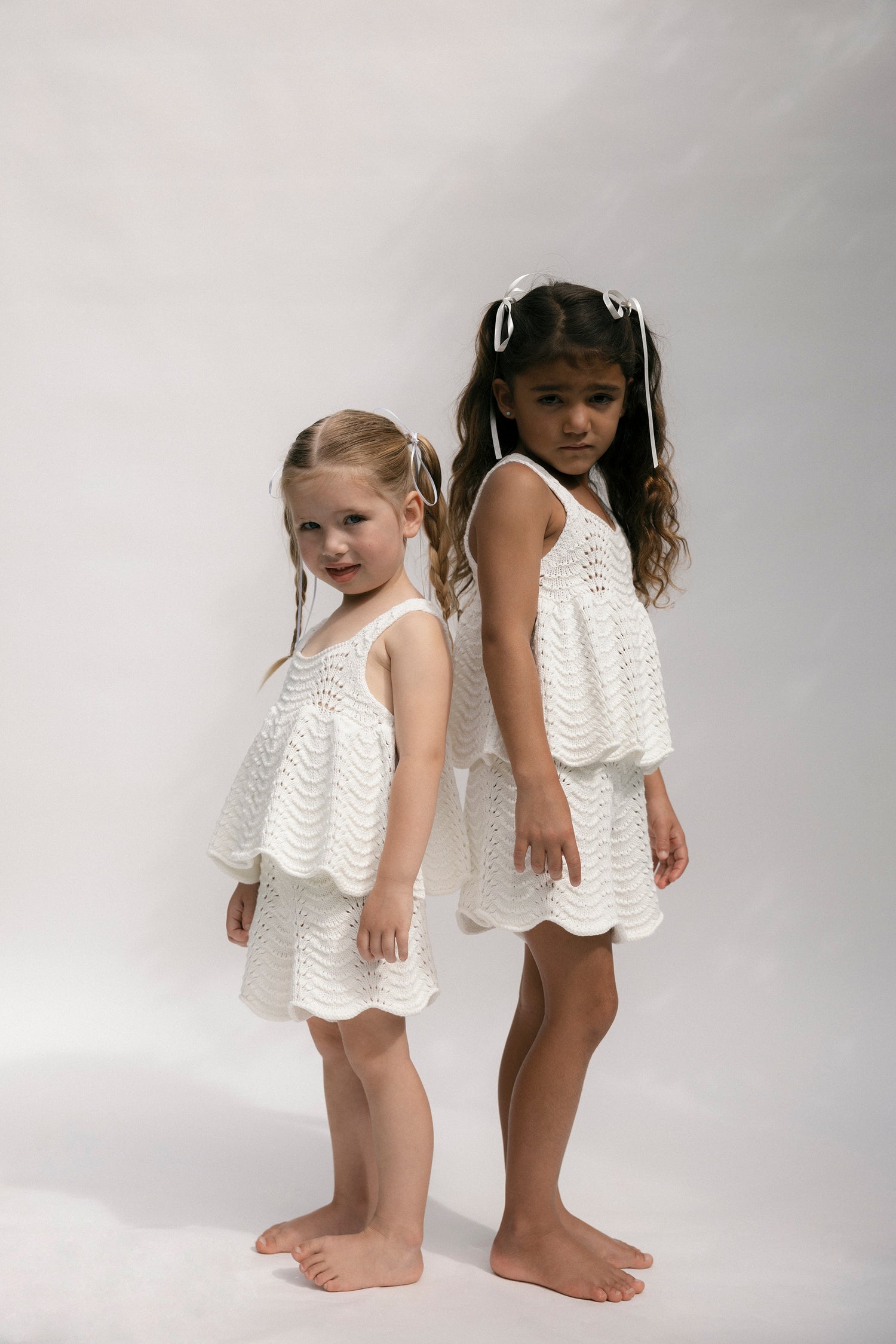 La Mer Crochet Flounce Top